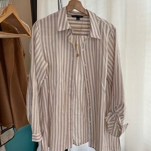 Zac&Rachel oversized button down shirt